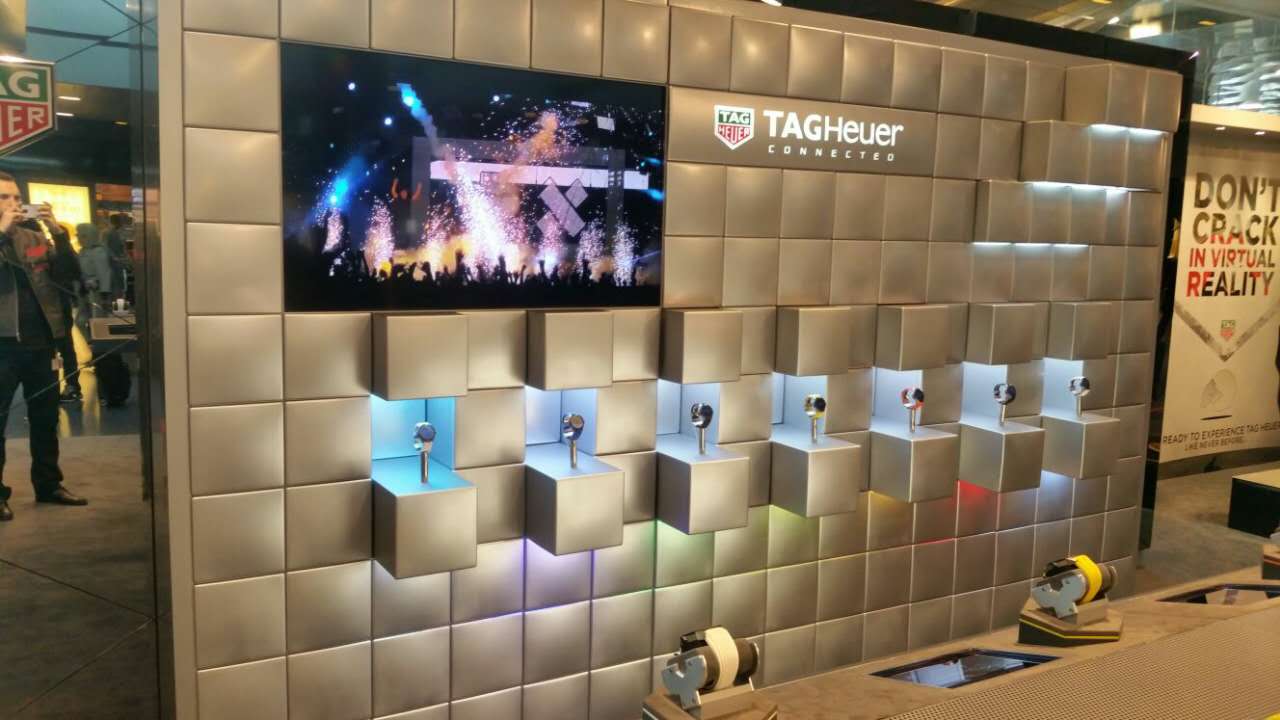 英士達機電為TAG Heure's產品展示臺提供解決方案