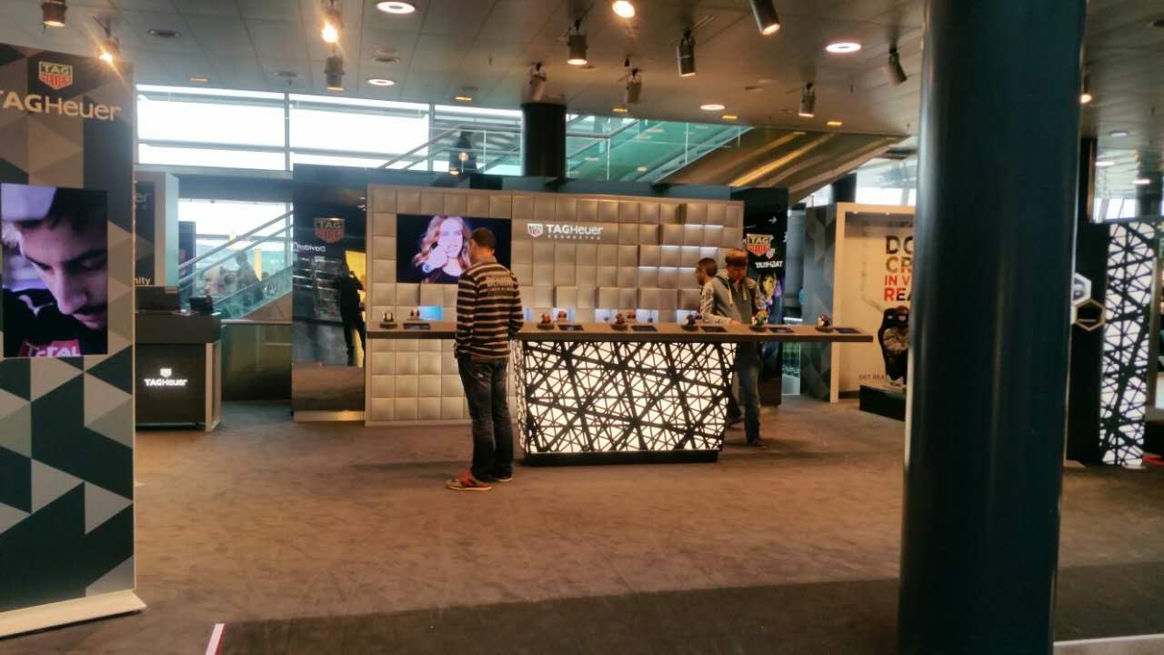 英士達機電為TAG Heure's產品展示臺提供解決方案