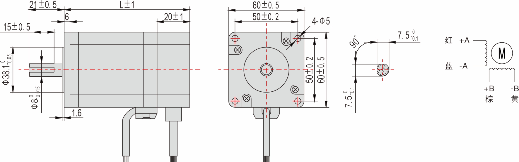 60mm 系列 閉環步進電機